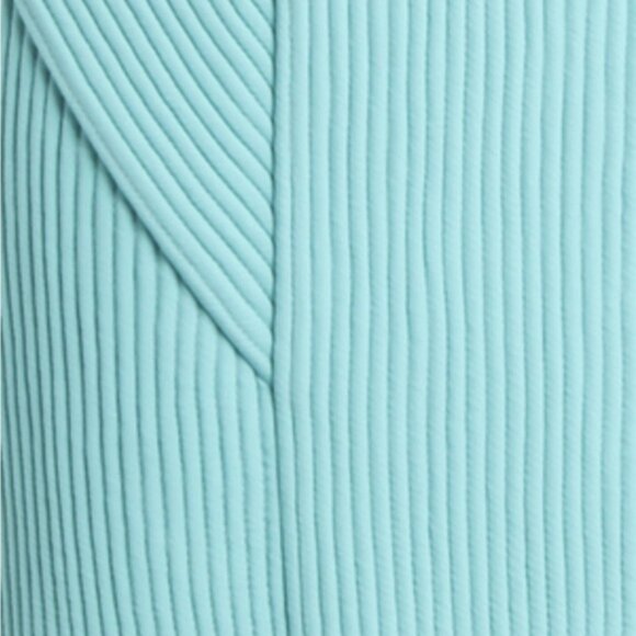 NWT PHILLIP LIM trapunto sky blue ribbed high waisted corded frill mini skirt 2 - Picture 8 of 10